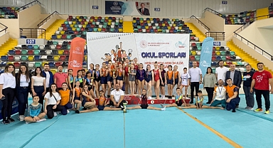 Balıkesir’de Okul Sporları Artistik Cimnastik İl Birinciliği Müsabakaları Sonuçlandı