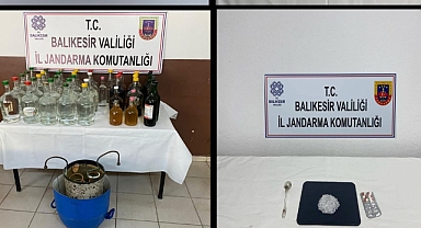 Balıkesir Jandarmasından Zehir Tacirlerine ve Sahte İçki Üreticilerine Geçit Yok