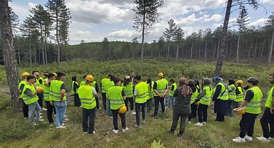 Balıkesir Üniversitesi Ormancılık Öğrencileri, Dursunbey Orman İşletme Müdürlüğü’nde Teknik Gezi Gerçekleştirdi