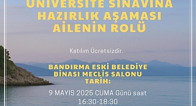 Bandırma'da Sınav Kaygısına ve Panik Atakla Mücadeleye Dair Bilgilendirici Seminer