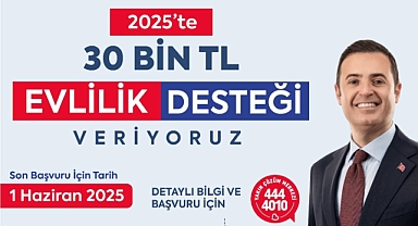 Başkan Akın’dan Yeni Evleneceklere 30 Bin TL Maddi Destek