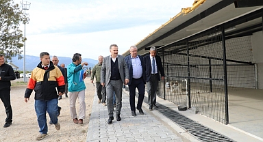 Başkan Ertaş ve Kaymakam Odabaş, Sokak Hayvanları İçin Yapılan Bakım Evi ve Rehabilitasyon Merkezi’ni İnceledi