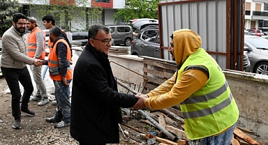 Başkan Hakan Şehirli'den İnşaat İşçileriyle Çay Sohbeti