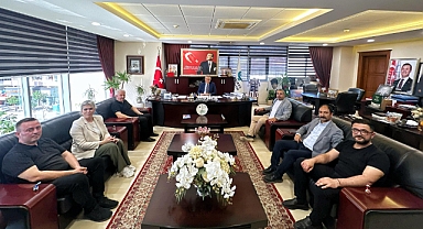 Başkan Mirza Sendika ve Sivil Toplum Temsilcileri Belediyede Ağırlandı