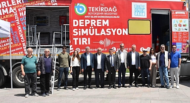 Deprem Simülasyon Tırı Edremit’te: Afet Bilinci İçin Eğitim Seferberliği