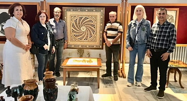 Edremit’ten Sanata Destek: “Kum Mozaik ve Ahşap Tasarım Sergisi” Balıkesir’de Açıldı