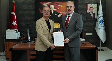 Eğitim-Bir-Sen Balıkesir 2 No’lu Şube Başkanından BANÜ Rektörüne Nezaket Ziyareti