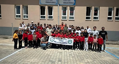 Havran MYO Öğrencilerinden Köy Okuluna Renkli Dokunuş