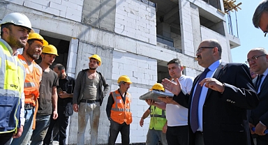 Kepsut Devlet Hastanesi İnşaatı Son Durum: Vali Ustaoğlu İncelemelerde Bulundu