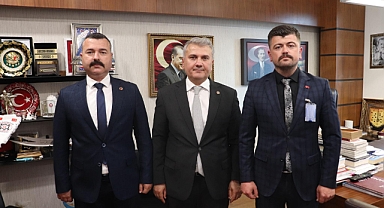 Milletvekili Canbey, MHP’li Arif Kılıç ve Abdullah Sarbay’ı TBMM’de Ağırladı