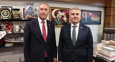 Milletvekili Mustafa Canbey, İl Müdürü Adem Özalp’i TBMM’de Ağırladı