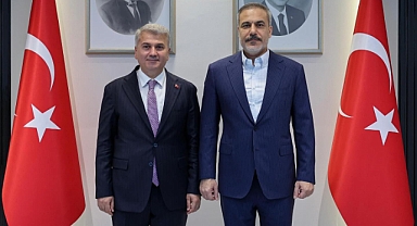 Mustafa Canbey’den Dışişleri Bakanı Hakan Fidan’a Ziyaret