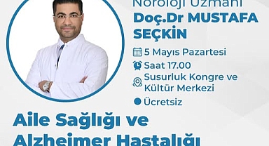 Susurluk Belediyesi, Alzheimer Hastalığı ve Sağlıklı Yaşlanma Konulu Seminer Düzenliyor
