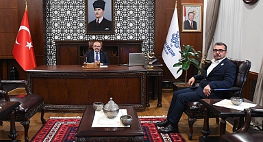 Türkiye Harp Malülü Gaziler, Şehit Dul ve Yetimleri Derneği İl Başkanı Haydar Filiz, Vali İsmail Ustaoğlu'nu Ziyaret Etti