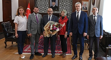 Vakıflar Haftası Etkinlikleri Kapsamında Vali İsmail Ustaoğlu'na Ziyaret