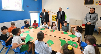 Vali Ustaoğlu, Balıkesir OSB’de Eğitim ve Sevgiyle Büyüyen Miniklerle Buluşma