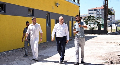 Adem Özalp, Ayvalık ve Gömeç’te Yatırımları Yerinde İnceledi