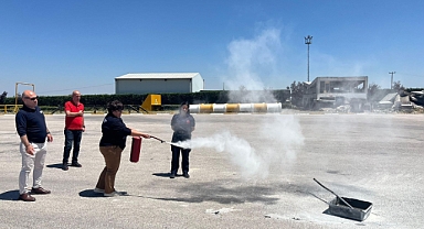 Altıeylül'de ALBAK Ekibine Yangın Eğitimi: Müdahale Kapasitesi Güçlendiriliyor