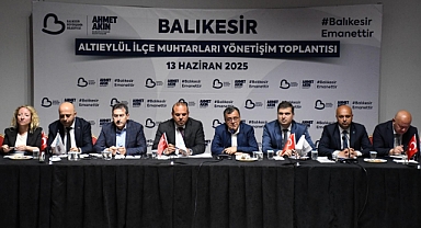 Altıeylül Muhtarlarıyla Yönetişim Toplantısı Gerçekleştirildi