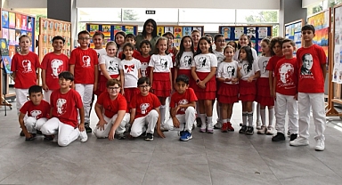 Atatürk İlkokulu 3/C Sınıfı Öğrencilerinden Sanat Dolu Sergi: Yıl Sonu Resimleri Beğeni Topladı