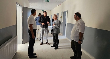 Ayvalık’ta Eğitim Yatırımları Devam Ediyor: Atatürk İlkokulu İnşaatında Sona Yaklaşılıyor