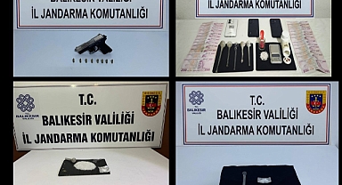 Balıkesir’de Jandarma’dan Narkotik ve Kaçakçılık Operasyonu: 3 Şüpheli Tutuklandı