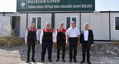Balıkesir’de Tarımsal Altyapı Güçleniyor: Gönen OTB’de Saha ve Yol Çalışmaları Değerlendirildi