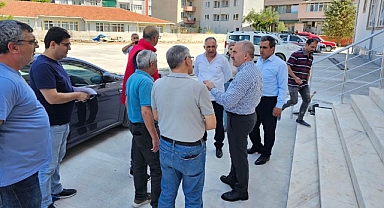 Balıkesir İl Millî Eğitim Müdürü Murat Demir, Gönen’de Devam Eden Okul İnşaatını İnceledi