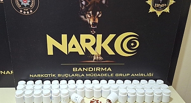 Bandırma’da Uyuşturucuya Darbe: 2.710 Adet Sentetik Ecza Hap Ele Geçirildi