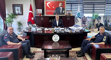 Başkan Mirza’dan Bandırma İlçe Jandarma Komutanı Ahmet Tunç’a Veda