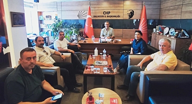 DİSK Genel-İş Balıkesir Şubesinden CHP İl Başkanlığı’na Ziyaret