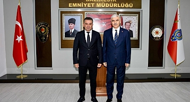 DSİ 25. Bölge Müdürü Olcay Çubukcu’dan Balıkesir İl Emniyet Müdürü Hasan Yiğit’e Ziyaret