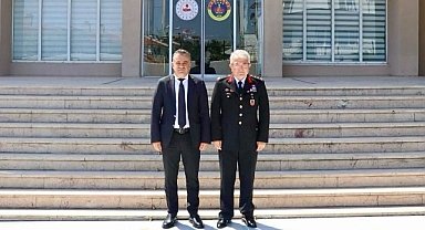 DSİ 25. Bölge Müdürü Olcay Çubukcu’dan Balıkesir İl Jandarma Komutanı Tümgeneral Nurettin Alkan’a Ziyaret