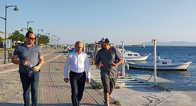İl Tarım ve Orman Müdürü Dr. Hüseyin Düzgün'den Ayvalık’ta Gıda ve Su Ürünleri Sektörüne Yakın Takip