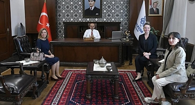 Kalben Derneği Yönetim Kurulu Başkanı Pelin Çalışkanoğlu Ekşi’den Vali İsmail Ustaoğlu’na Ziyaret