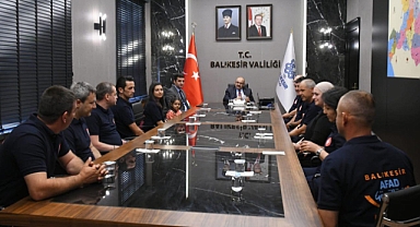 Manyaslı AFAD Gönüllülerinden Vali Ustaoğlu’na Ziyaret