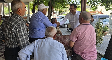 Sındırgı Belediye Başkanı Serkan Sak, Esnaf ve Vatandaş Ziyaretlerinde Bulundu