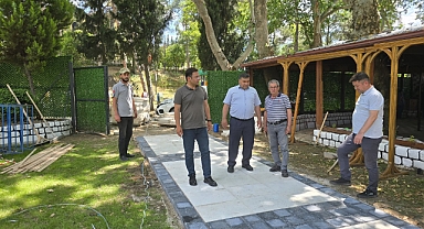 Sındırgı Belediye Başkanı Serkan Sak, Sahadaki Çalışmaları Yerinde İnceledi