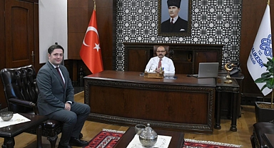 Yeni İl Sağlık Müdürü Dr. Miraç Çavdar’dan Vali İsmail Ustaoğlu'na Ziyaret