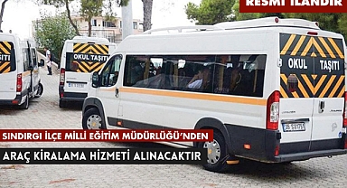 SINDIRGI İLÇE MİLLİ EĞİTİM MÜDÜRLÜĞÜ'NDEN