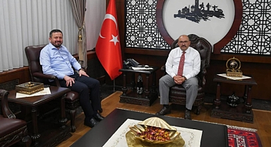 AK Parti İl Başkanı Mehmet Aydemir'den Vali Ustaoğlu’na Ziyaret