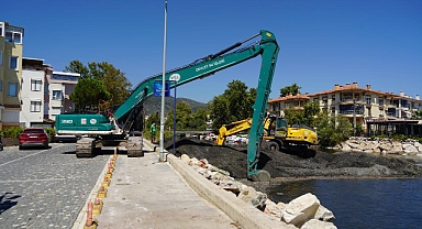 Altınoluk Şahinderesi'nde Suyun Sağlıklı Akışı İçin Çalışmalar Devam Ediyor