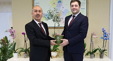 Balıkesir İl Tarım ve Orman Müdürü Dr. Hüseyin Düzgün, İl Sağlık Müdürü Dr. Mirac Çavdar'ı Ziyaret Etti