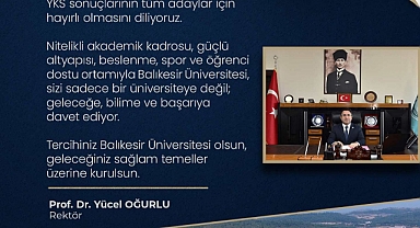 Balıkesir Üniversitesi’nden YKS Adaylarına Davet: “Geleceğinize Sağlam Temeller Atın”