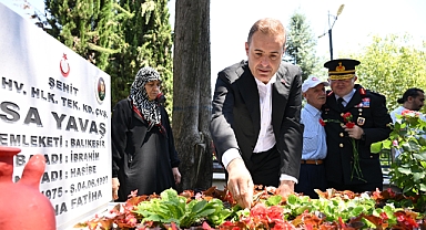 Başkan Akın’dan Kahraman Şehitlere Ahde Vefa 