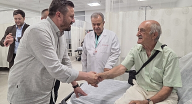 Başkan Aydemir’den Otobüs Kazası Mağdurlarına Ziyaret