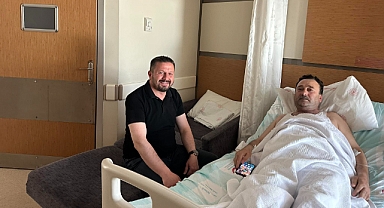 Başkan Mehmet Aydemir’den Muharrem Akçal’a Geçmiş Olsun Ziyareti