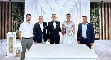 Başkan Mirza, Saygın ve Elçin Çiftinin Nikahını Kıydı