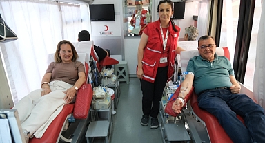 Başkan Şehirli Kan Bağışında Bulundu; “Komşumuzun Kanında Hayat Var”