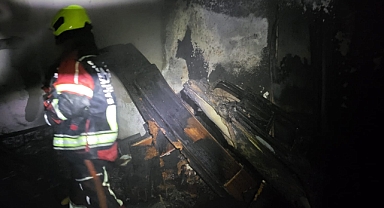 Burhaniye’de Korkutan Ev Yangını